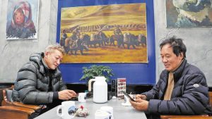 Американски инвеститор намира дом в кафе сцената в Лхаса